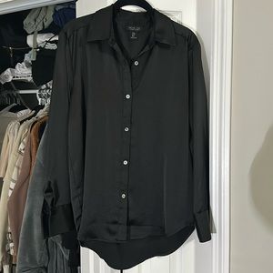 Rachel Zoe Satin Button up